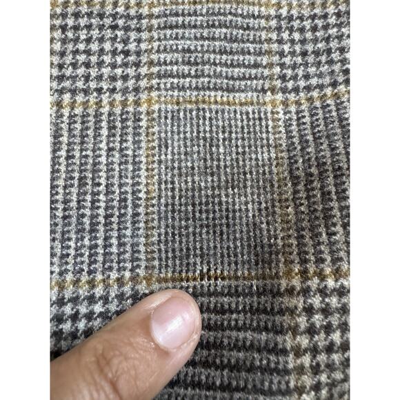 Ermenegildo Zegna Brown Houndstooth Cashmere/Wool Sport Coat Blazer Jacket 44L - Picture 15 of 16